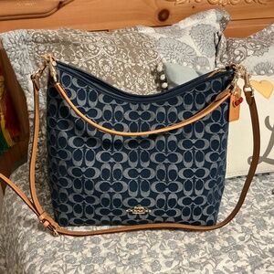 Coach Denim Large Laurel